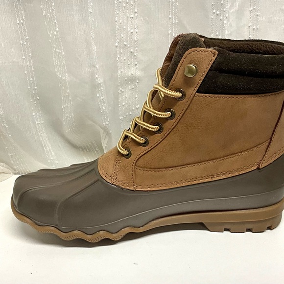 Sperry Mens Avenue Duck Boot Waterproof Tan Size 10.5 M main image 6